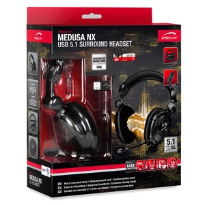 Игровая гарнитура Speedlink SL-8795-BK Medusa NX USB 5.1