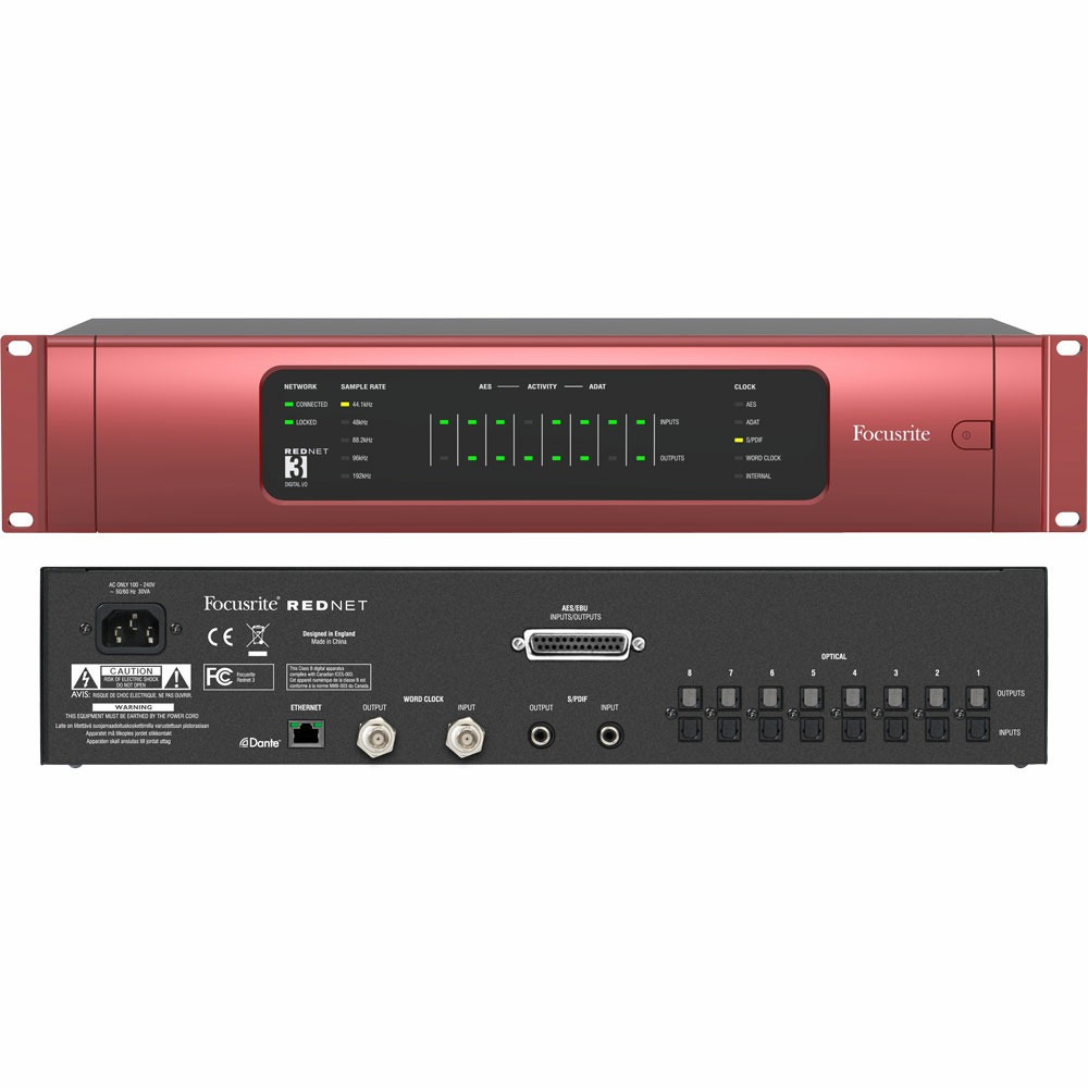 АЦП для студии FOCUSRITE RedNet 3
