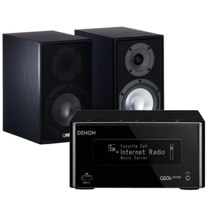AV ресивер Denon DRA-N4 Black + Canton GLE 420.2 Black