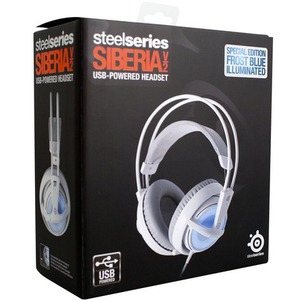 Компьютерная проводная гарнитура SteelSeries 51125 Siberia v2 Frost Blue Edition