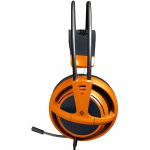 Компьютерная проводная гарнитура SteelSeries 51106 Siberia v2 Full-Size Orange