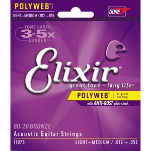 Струны для акустической гитары Elixir 11075