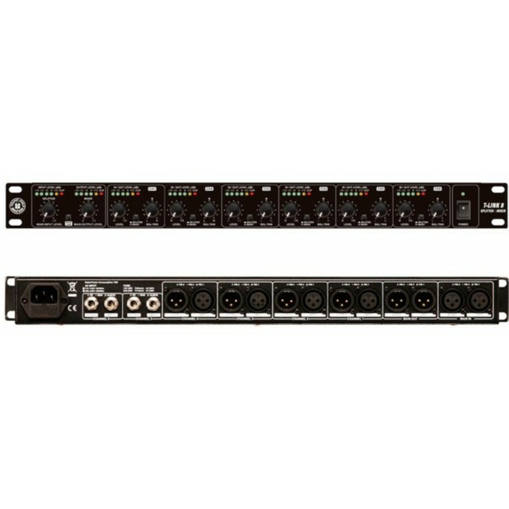 Аналоговый микшер TOPP PRO T-LINK 8