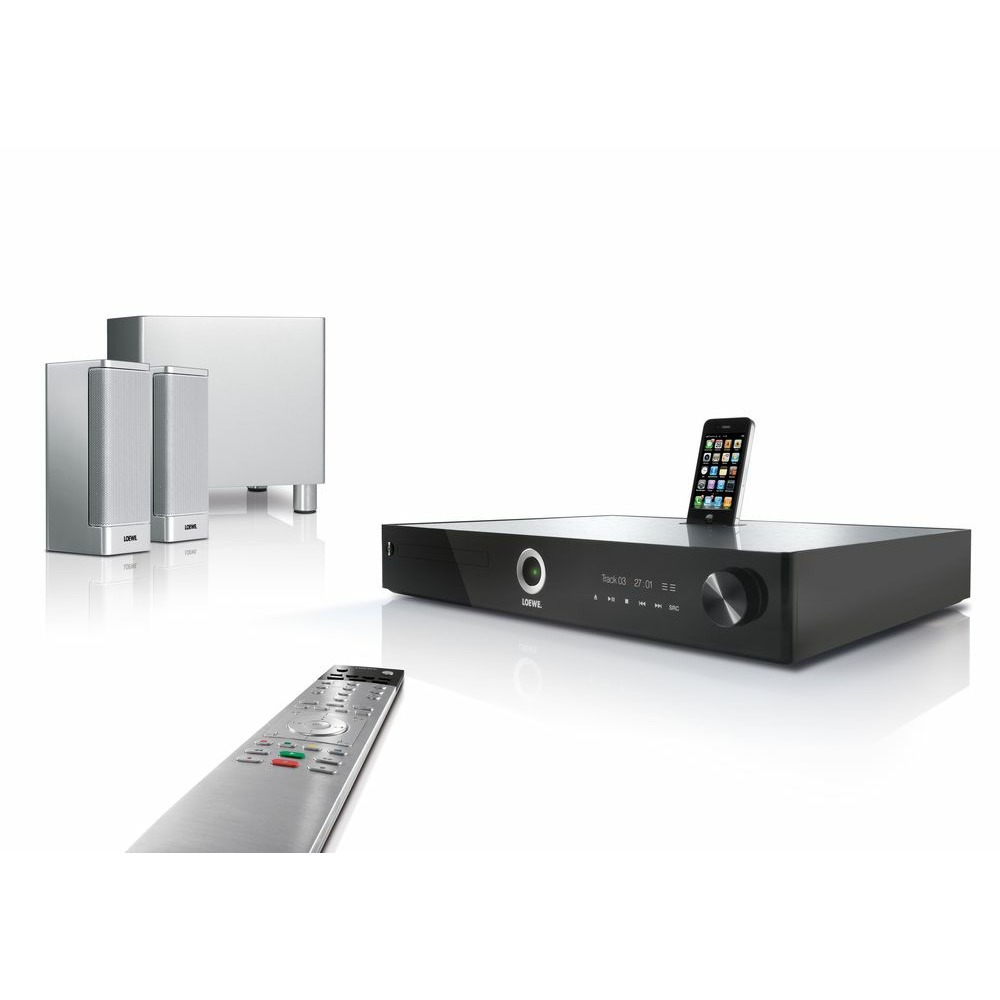 Домашний кинотеатр LOEWE Home Cinema Set Chrome Silver (50213T02)