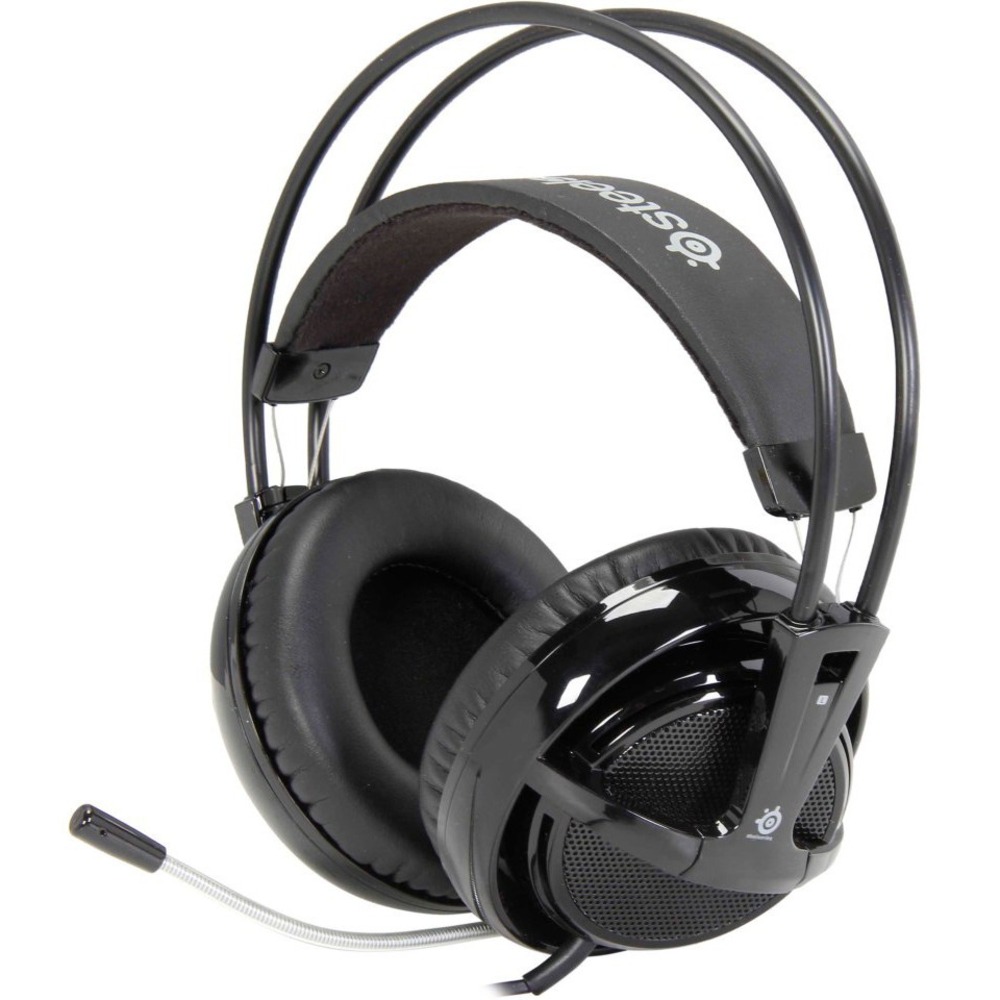 Компьютерная проводная гарнитура SteelSeries 51101 Siberia v2 Full-Size Black