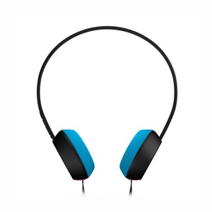 Наушники накладные классические COLOUD KNOCK Blocks Black/Cyan