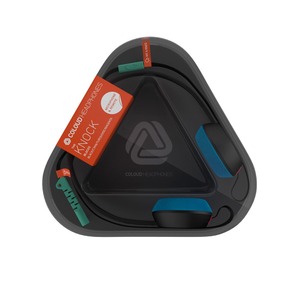 Наушники накладные классические COLOUD KNOCK Blocks Black/Cyan