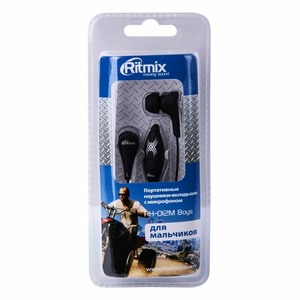 Наушники внутриканальные классические Ritmix RH-012M Boys