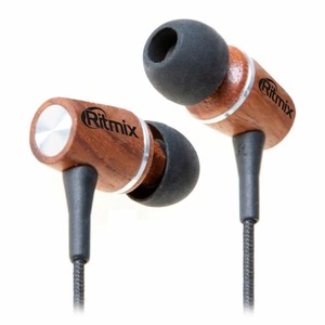 Наушники внутриканальные классические Ritmix RH-160 Wooden