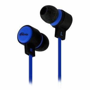 Наушники внутриканальные классические Ritmix RH-191M Blue