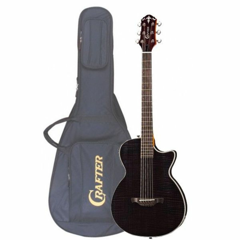 Электроакустическая гитара CRAFTER CT-125C/BK