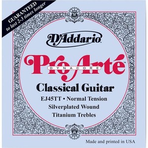 Струны для классической гитары DAddario EJ45TT