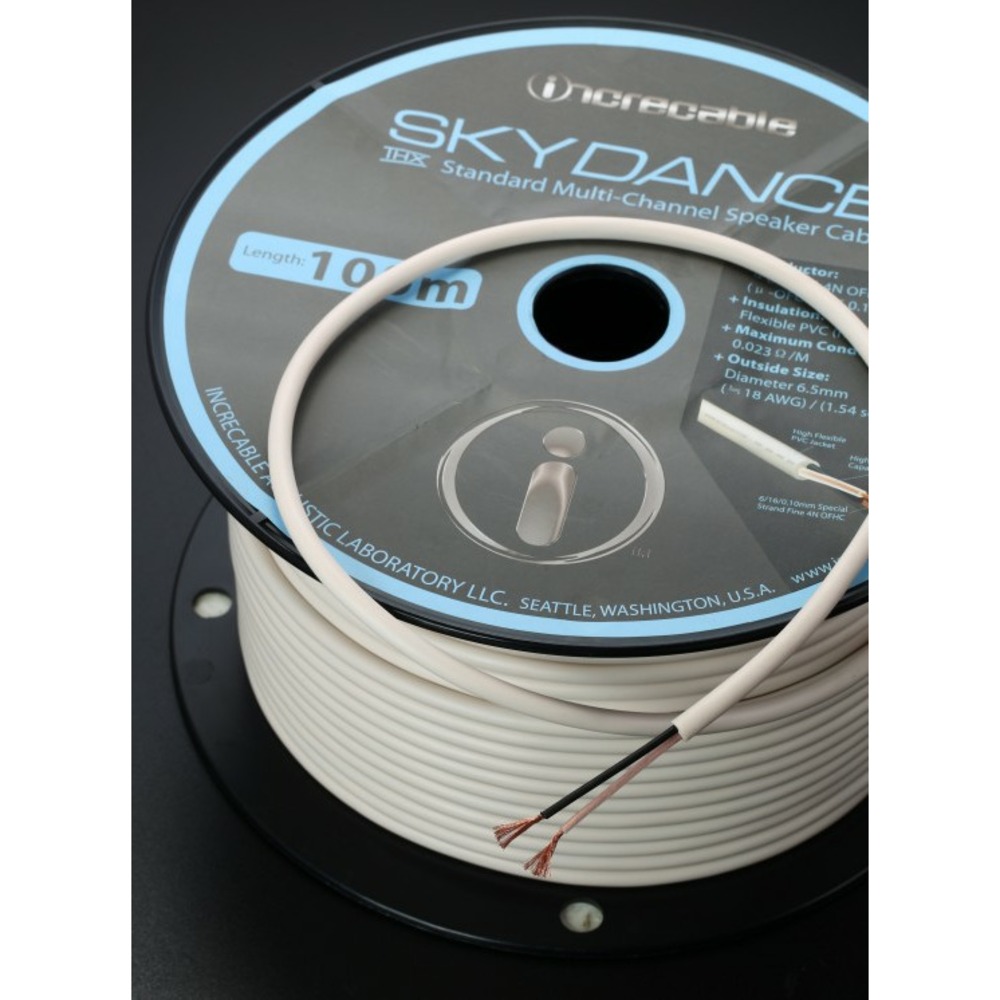 Кабель акустический с катушки двухжильный Increcable Skydance