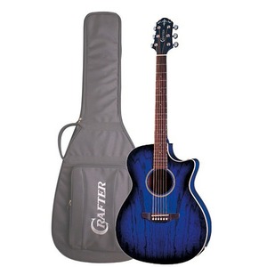 Электроакустическая гитара CRAFTER JTE 100CEQ/MS + Чехол