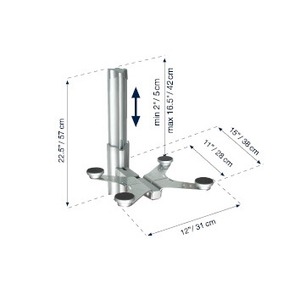 Кронштейн фиксированный Barkan Model 80 Silver