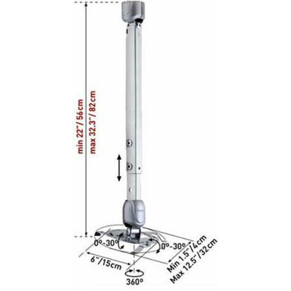 Кронштейн для проектора Barkan Model 91 Silver