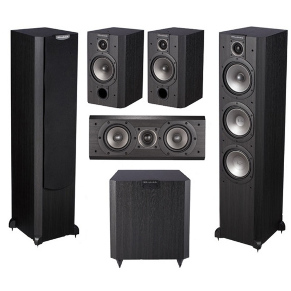 Комплект акустических систем Wharfedale Vardus 410 Power set 5.1 Black