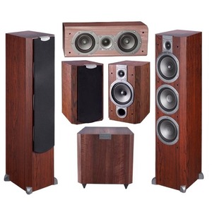 Комплект акустических систем Wharfedale Vardus 410 Power set 5.1 Rosewood