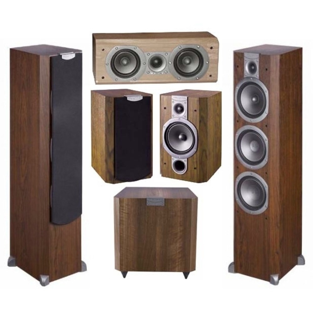 Комплект акустических систем Wharfedale Vardus 410 Power set 5.1 Walnut