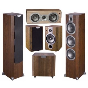 Комплект акустических систем Wharfedale Vardus 410 Power set 5.1 Walnut