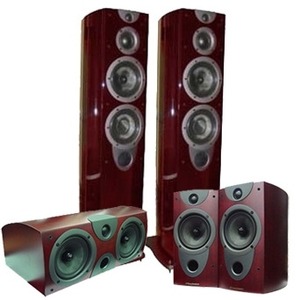 Комплект акустических систем Wharfedale Evo-2 508 5.0 Set Piano Rosewood