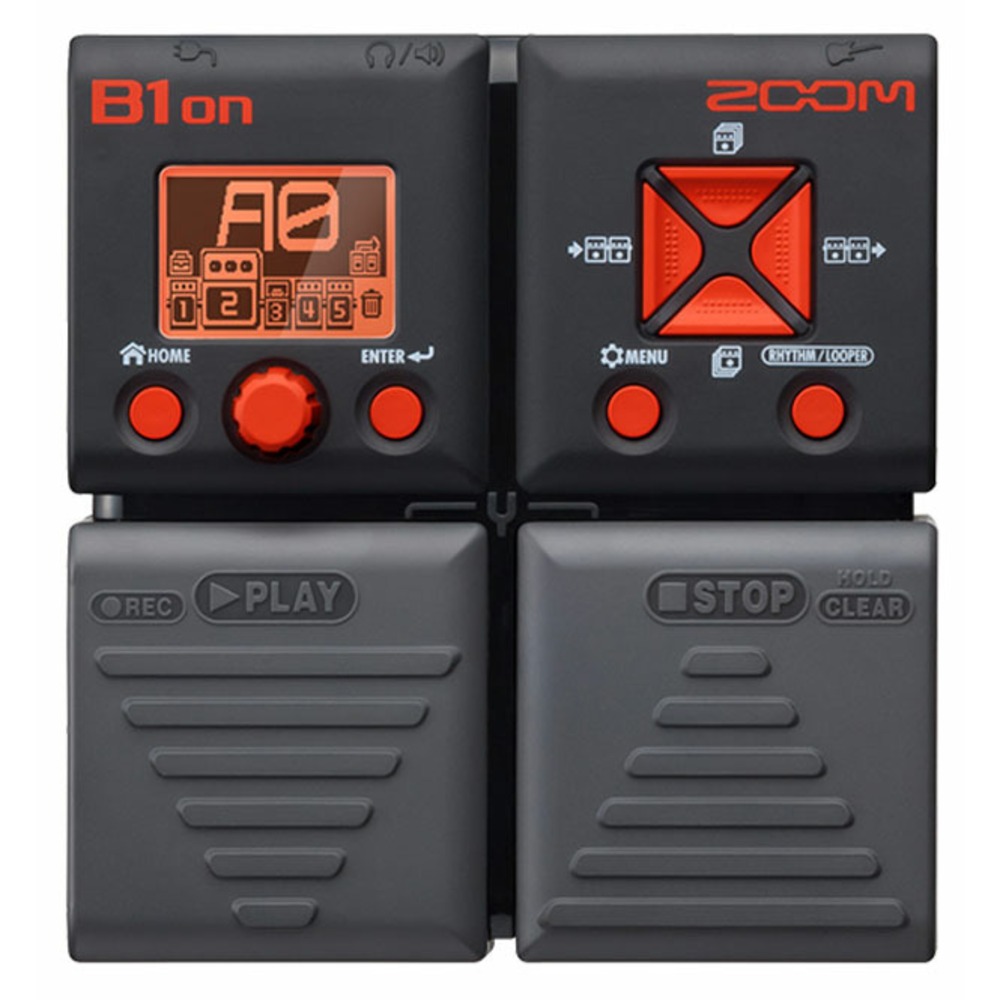 Бас-гитарный процессор Zoom B1on