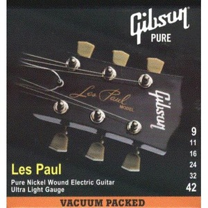Струны для электрогитары Gibson SEG-LP9 LES PAUL PURE NICKEL WOUND