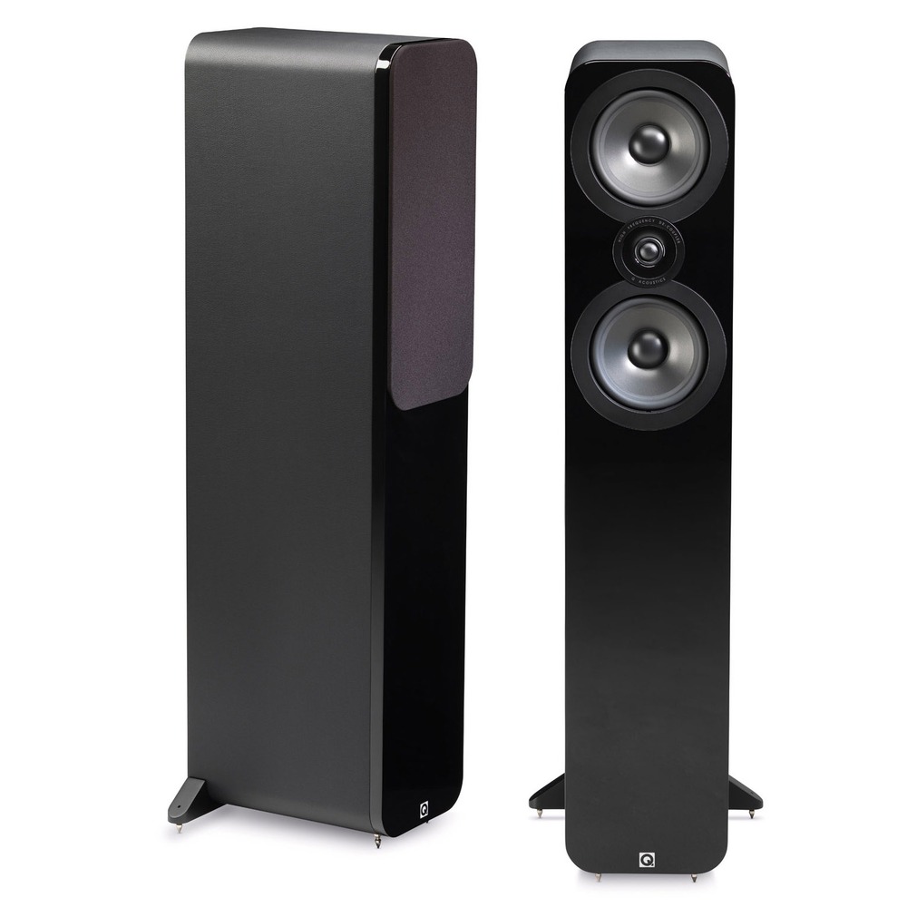 Напольная акустика Q Acoustics Q3050 Black Leather