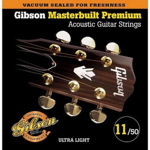 Струны для акустической гитары Gibson SAG-MB11 MASTERBUILT PHOSPHOR BRONZE