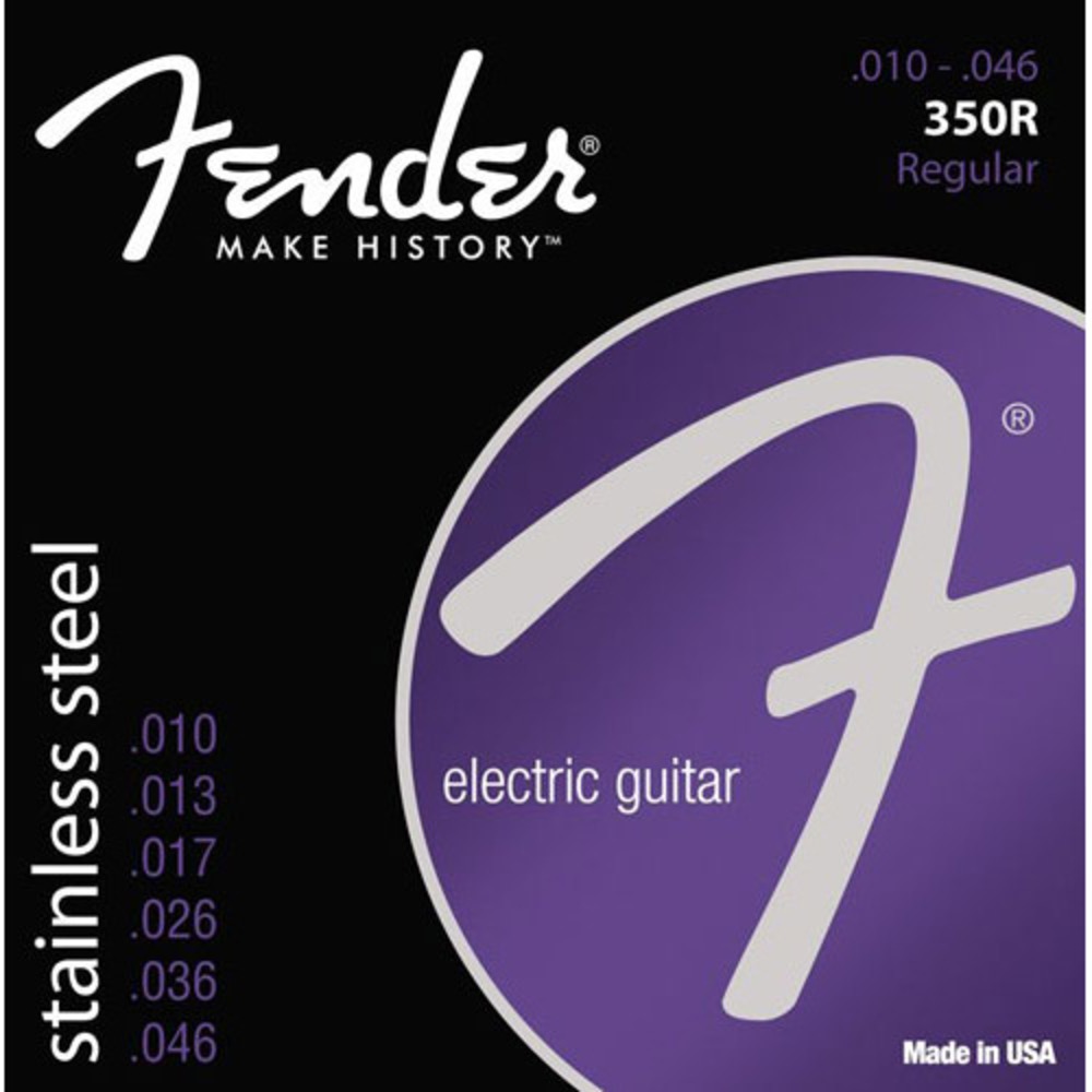 Струны для акустической гитары Fender STRINGS NEW STAINLESS 350R STNLS STL BALL END