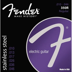 Струны для акустической гитары Fender STRINGS NEW STAINLESS 350R STNLS STL BALL END
