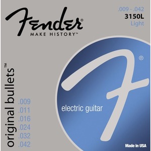 Струны для акустической гитары Fender STRINGS NEW ORIGINAL BULLET 3150L PURE NKL BULLET END