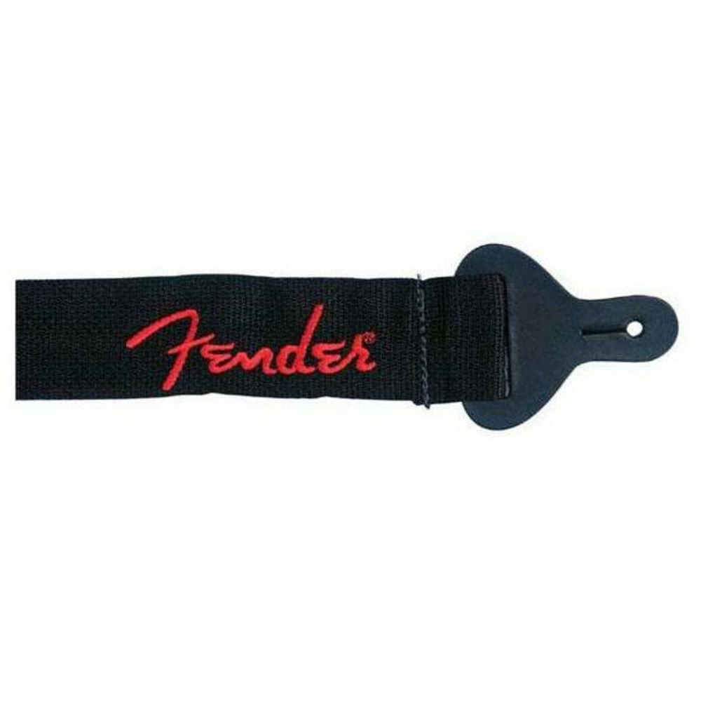 Ремень для гитары Fender BLACK/RED LOGO