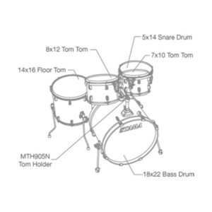 Ударная установка Tama VP52KRS-ABB SILVERSTAR CUSTOM