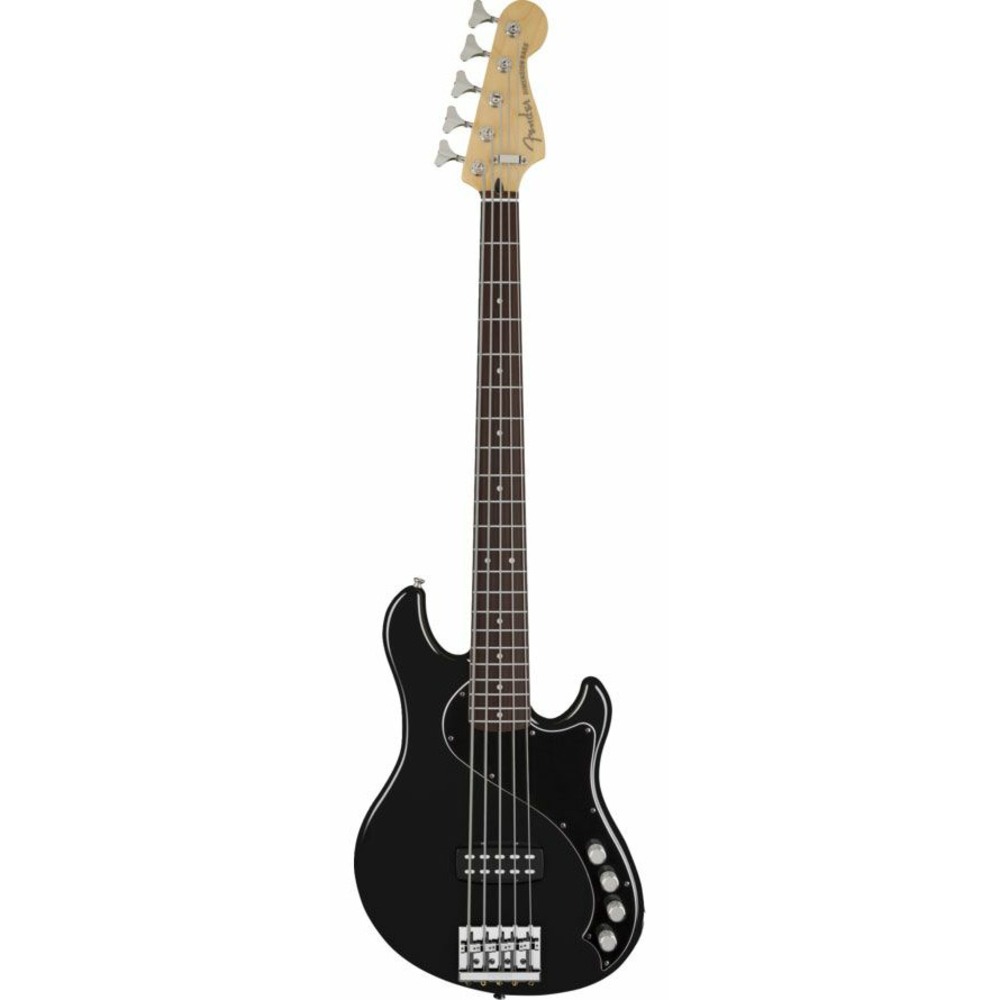 Бас-гитара Fender SQUIER DELUXE DEMENTION BASS V (MN) BLK
