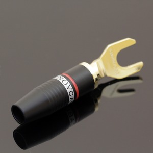 Разъем "Лопатка" Tchernov Cable Spade Lug Classic BG Red