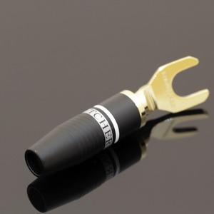 Разъем Лопатка Tchernov Cable Spade Lug Classic BG White