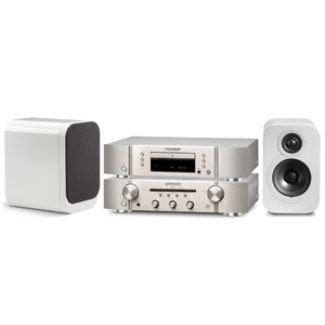 Комплект стерео системы Marantz CD5005 + PM5005 Silvergold + Q Acoustics Q3010 Gloss White