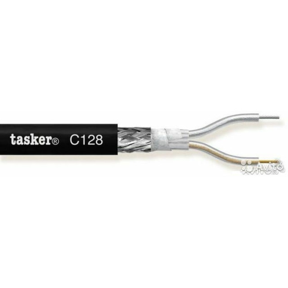 Кабель микрофонный в нарезку Tasker C128 Black