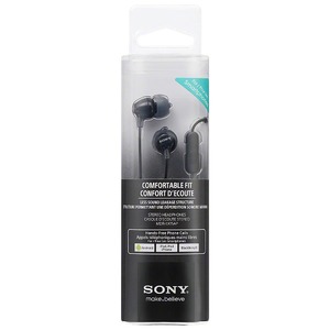 Наушники внутриканальные классические Sony MDR-EX15AP Black