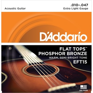 Струны для акустической гитары DAddario EFT15