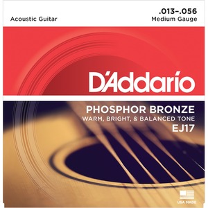 Струны для акустической гитары DAddario EJ17