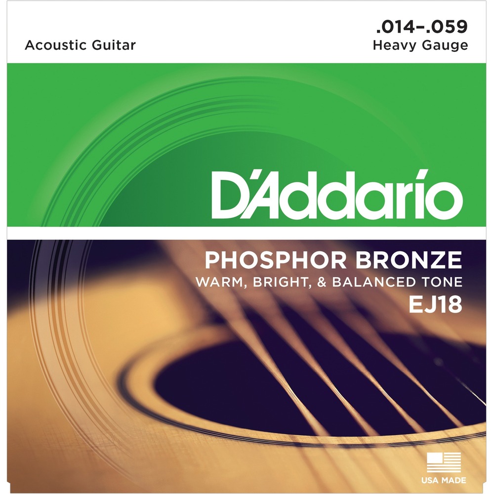 Струны для акустической гитары DAddario EJ18