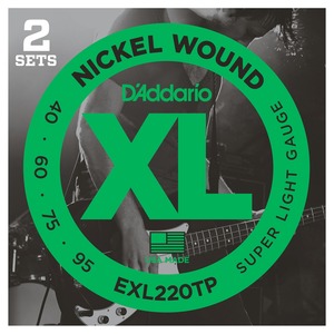 Струны для бас-гитары DAddario EXL220TP