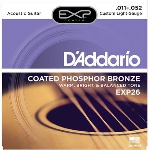 Струны для акустической гитары DAddario EXP26