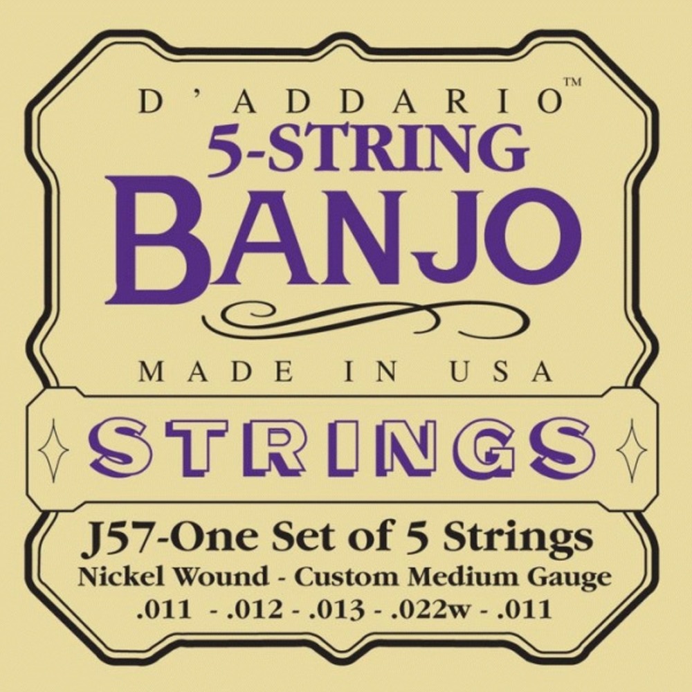 Струны для банджо DAddario J57