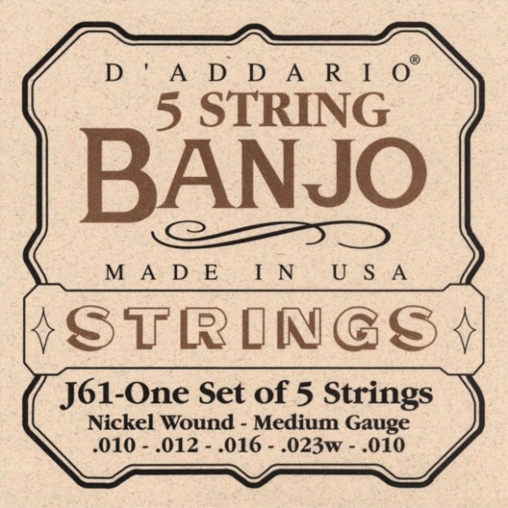 Струны для банджо DAddario J61