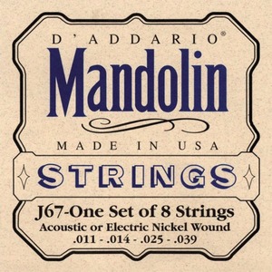 Струны для мандолины DAddario J67