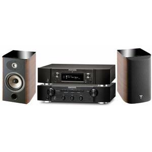 Комплект акустических систем Marantz NA6005 + PM6005 Black + Focal Aria 905 Walnut