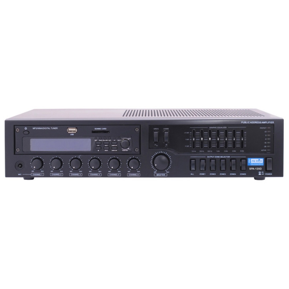 Микшер-усилитель универсальный ProAudio SPA-120D